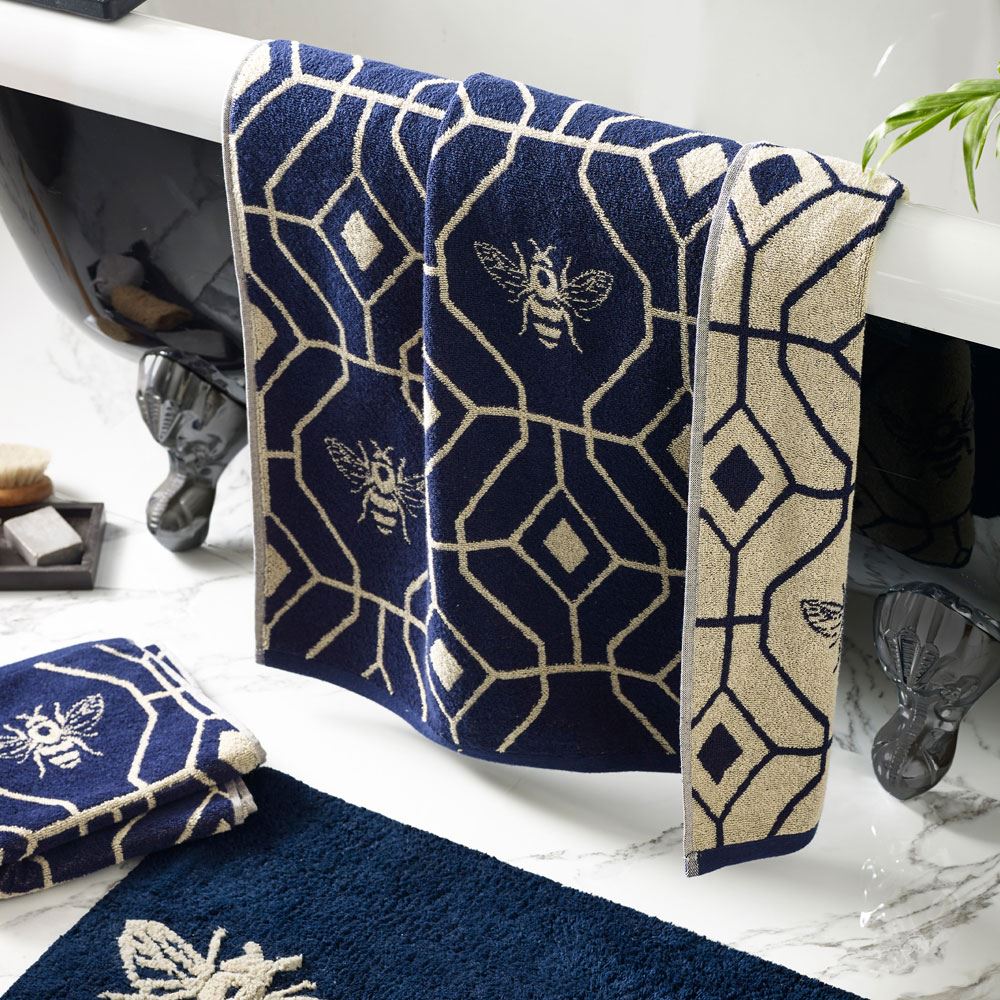 Furn Bee Deco Jacquard 100% Cotton Bath Towel