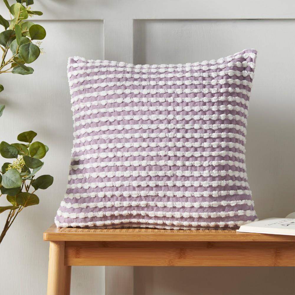 Catherine Lansfield Stab Stitch Textured Filled Cushion