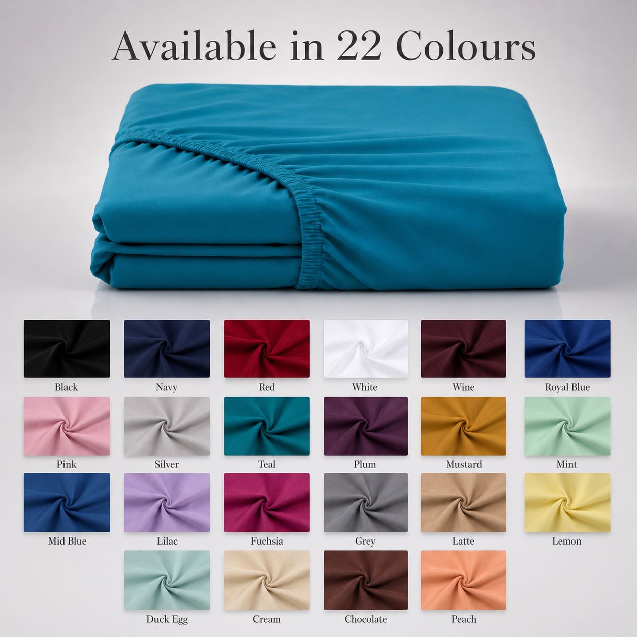 Night Zone Easy-care extra deep fitted sheets