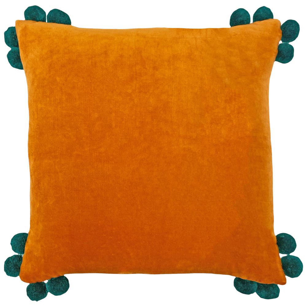 Furn Hoola Pop Pom 100% Cotton Fringed Cushion Cover