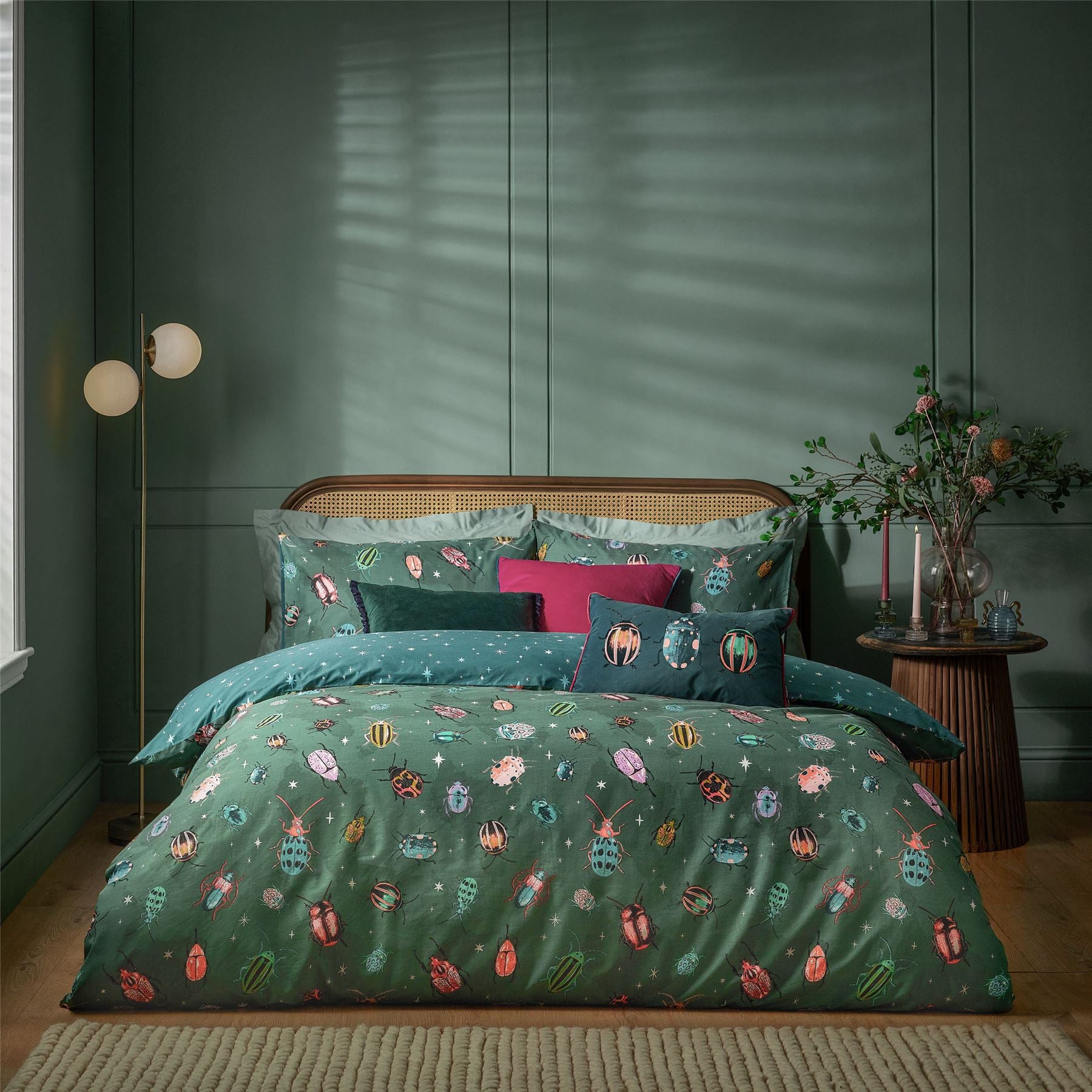 Furn Beetalis Easy Care Reversible Duvet Cover Set