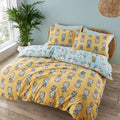 Pineapple Elephant Tupi Pineapple Print 100% Cotton Reversible Duvet Cover Set