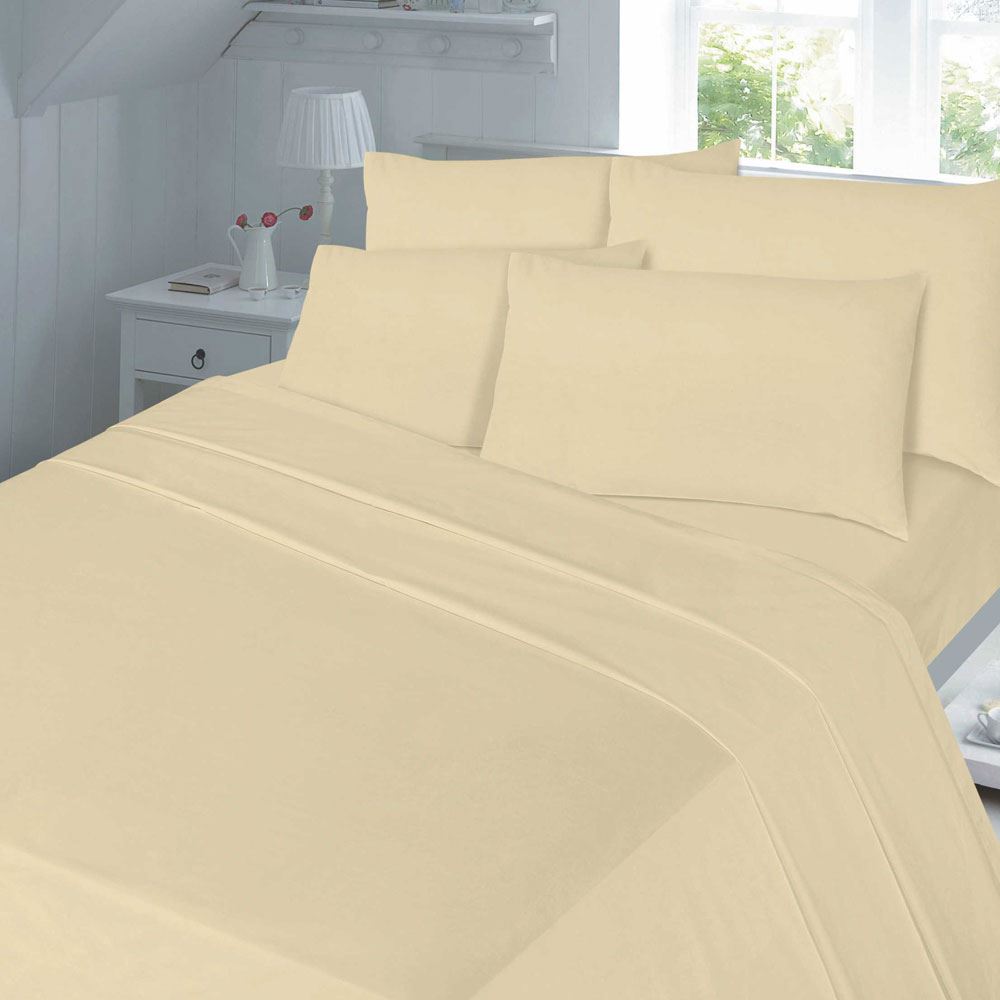 Night Zone Polycotton Percale 180 Thread Count Extra Deep Fitted Sheet