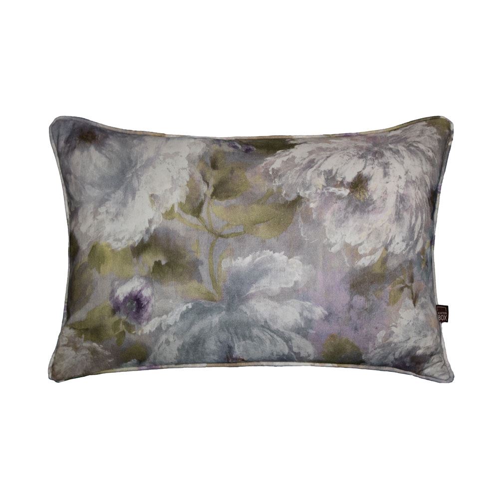 Scatter Box Primavera Floral Feather Filled Piped Cushion