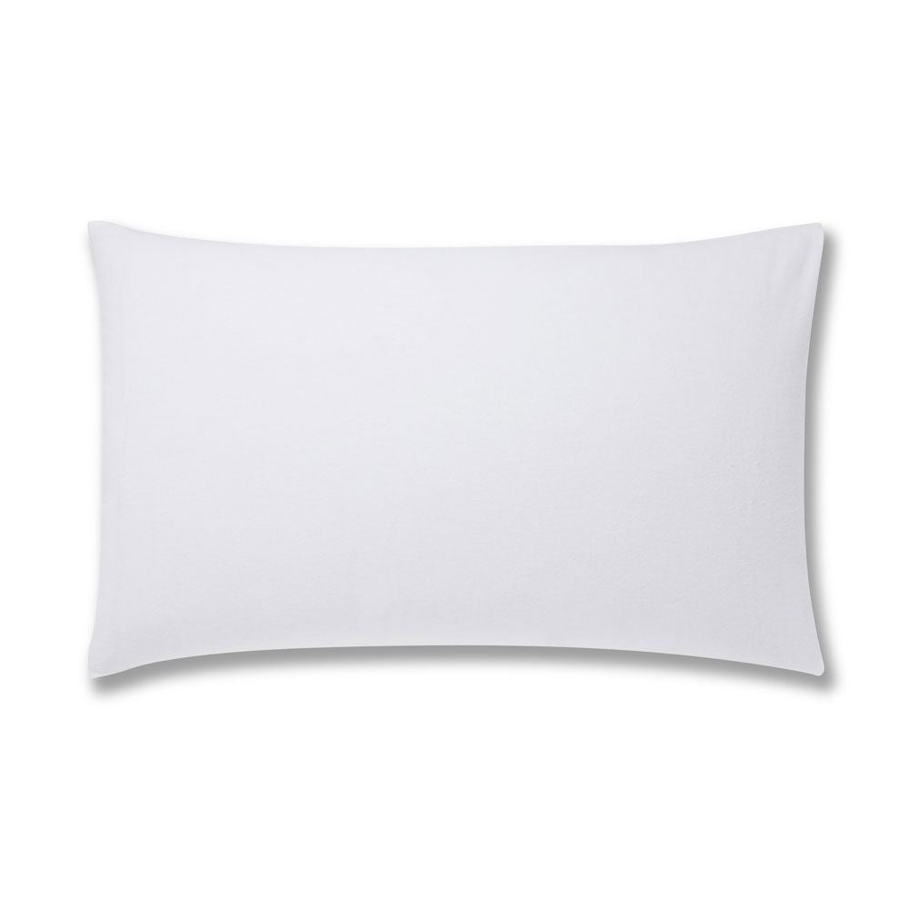 Catherine Lansfield Plain Dyed 100% Brushed Cotton Flannelette Housewife Pillow Cases