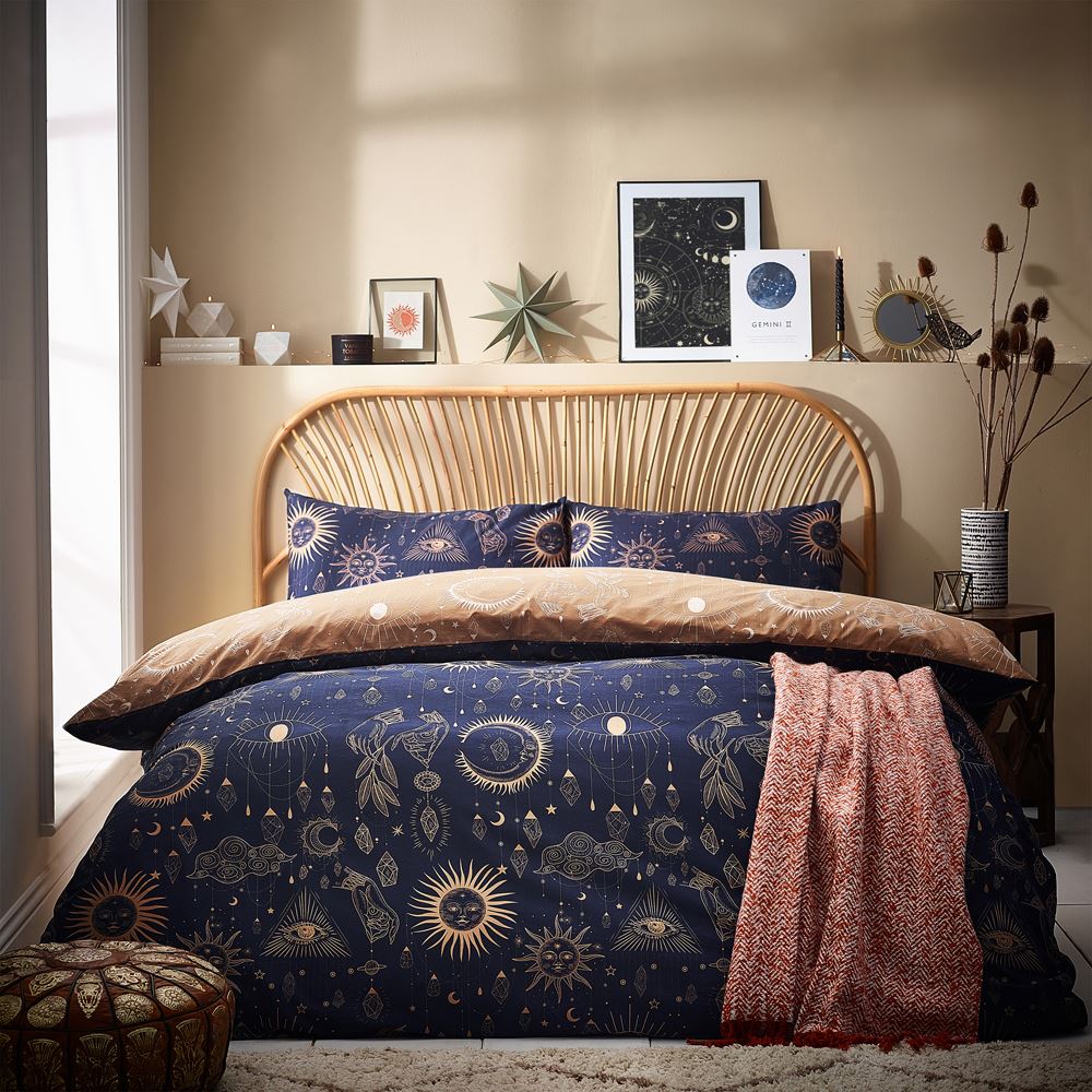 Furn Constellation Print Reversible Duvet Cover Set