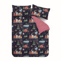 Catherine Lansfield Christmas Ski Village Easy Care Reversible Duvet Cover Set