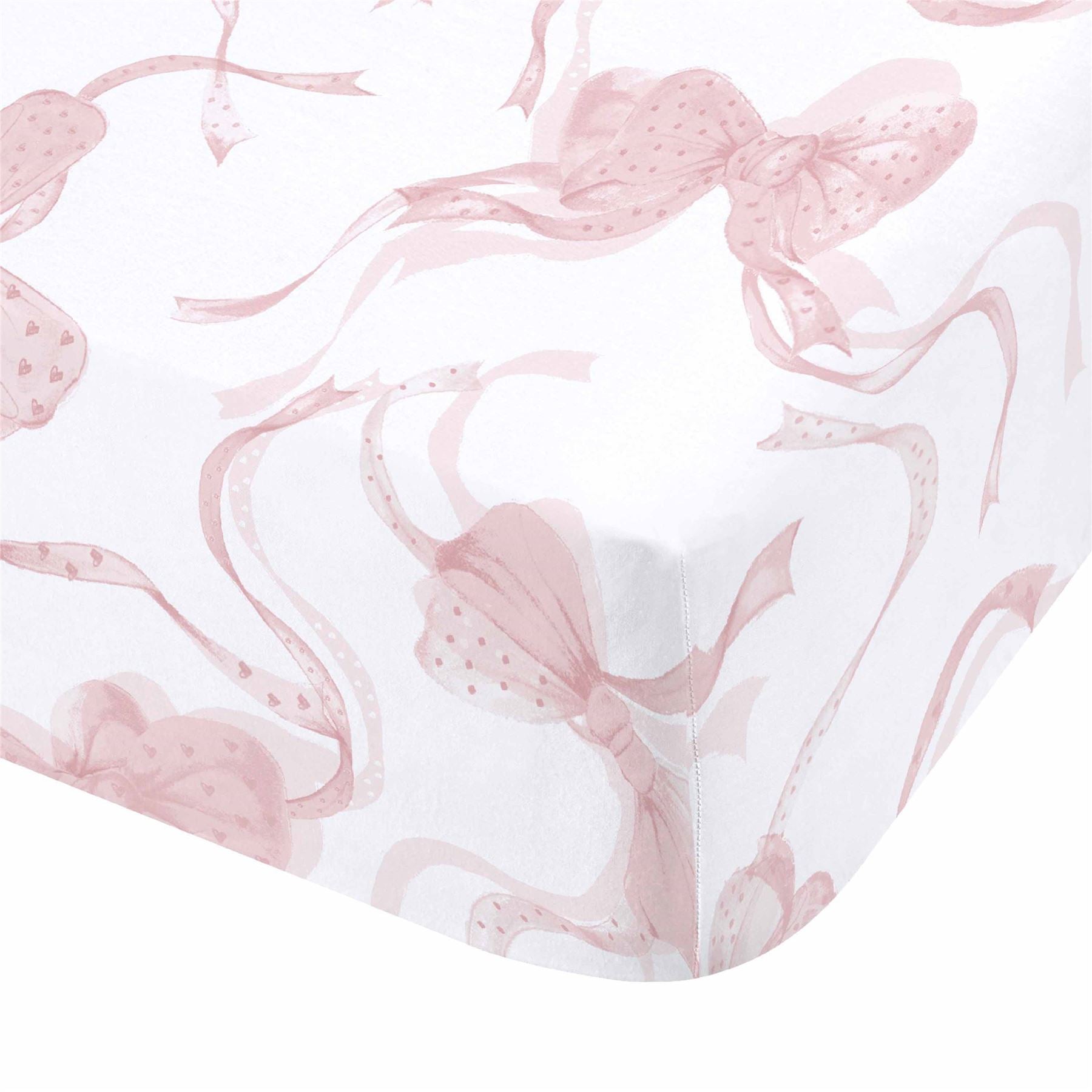 Catherine Lansfield Bow Easy Care Fitted Sheet