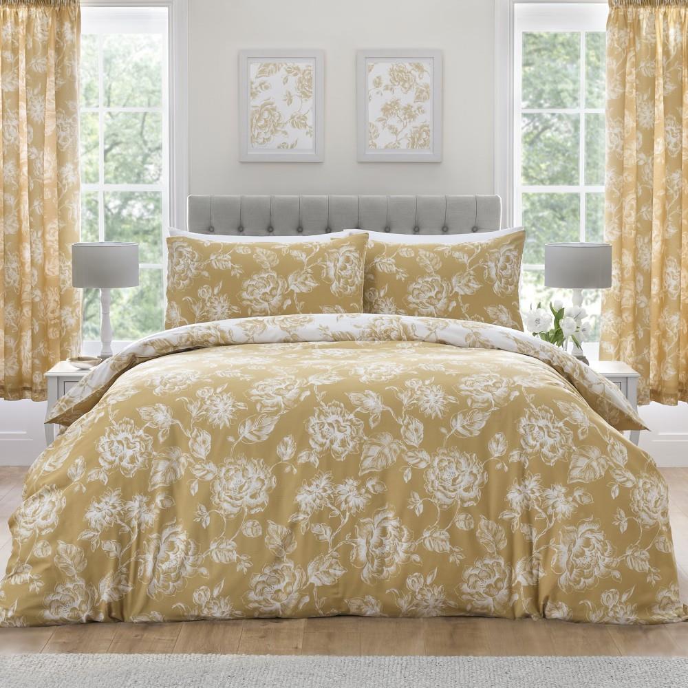 Dreams & Drapes Design Mishka Botanical Print Reversible Easy Care Duvet Cover Set