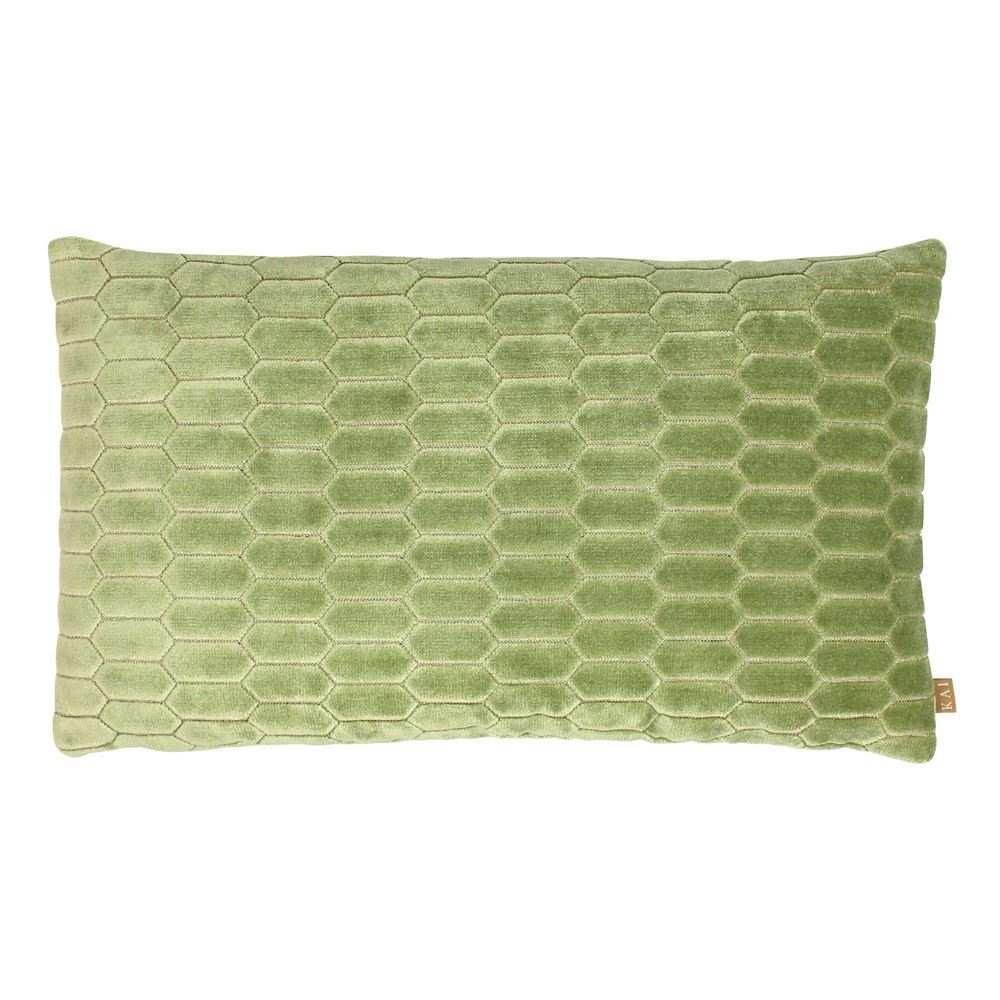 Kai Rialta Embroidery Geometric Velvet Cushion Cover