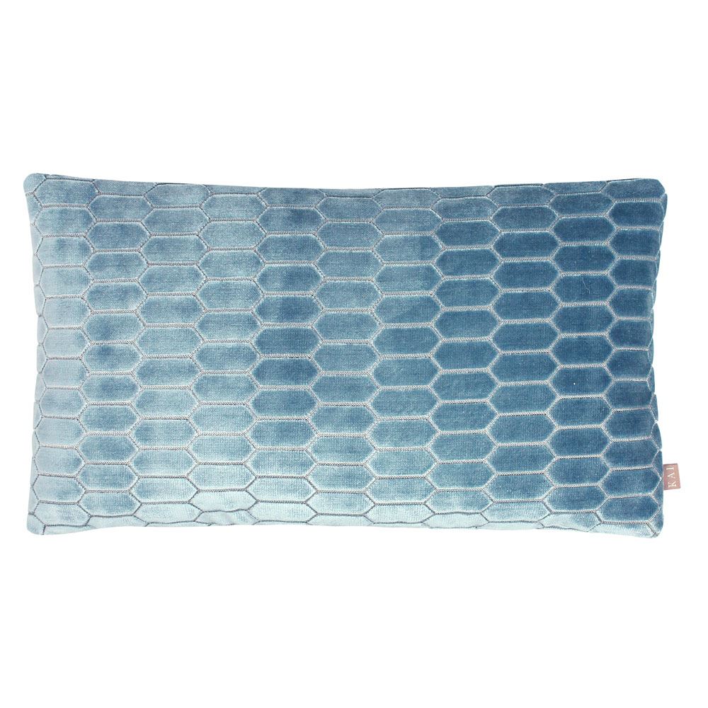 Kai Rialta Embroidery Geometric Velvet Cushion Cover