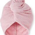 Catherine Lansfield Quick Dry Cotton Turbie Head Wrap Towel Pair Pink