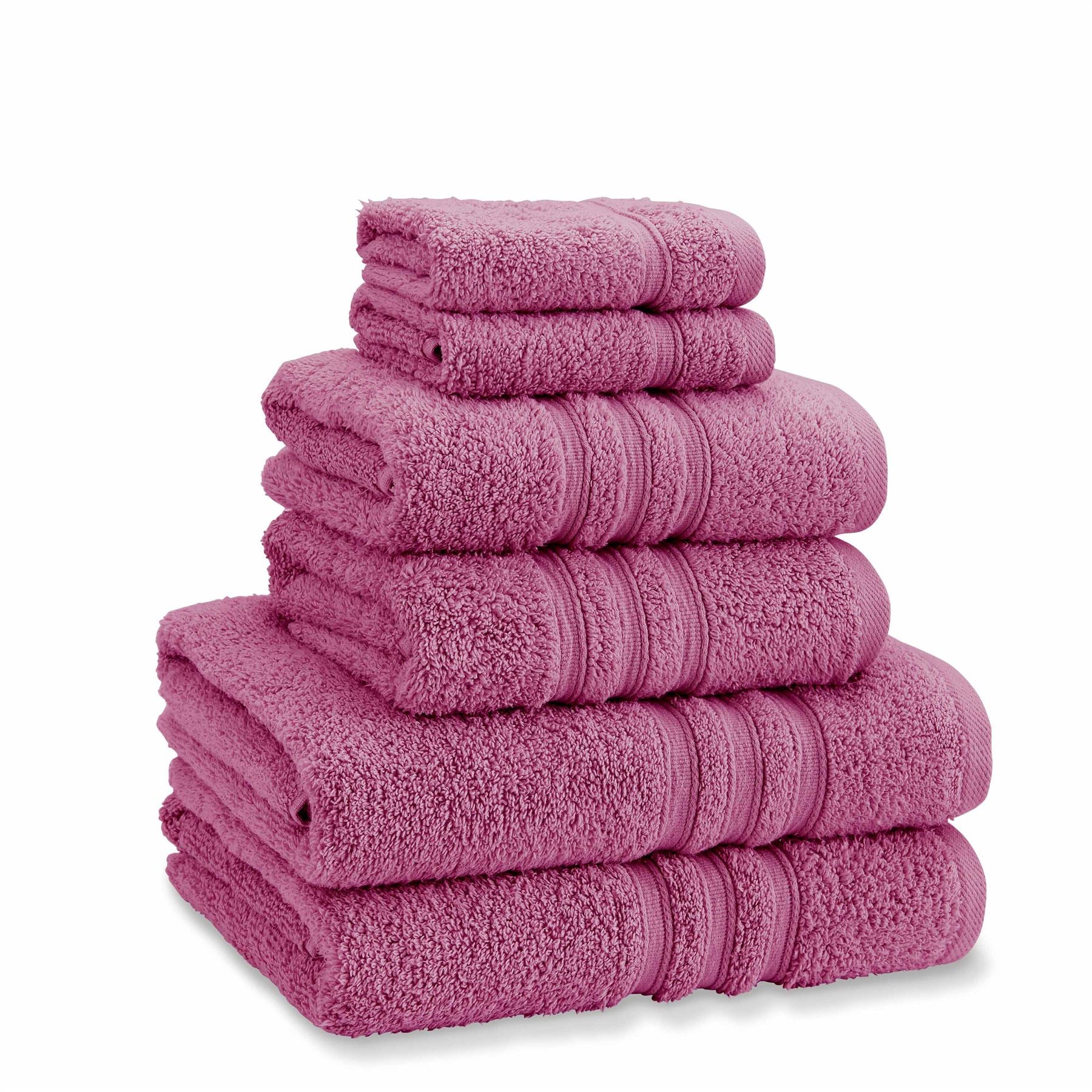 Catherine Lansfield Zero Twist 100% Micro Yarn Cotton 6 Piece Towel Bale