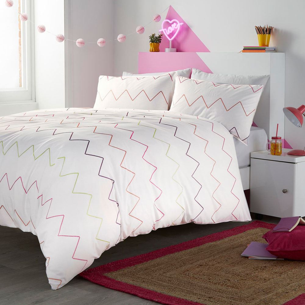 Appletree Kids Mocktail 100% Cotton Embroidered Duvet Cover Set