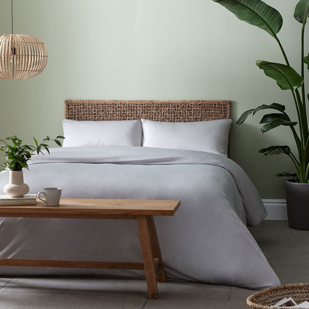 Catherine Lansfield So Soft Jersey Plain Dyed Duvet Cover Set