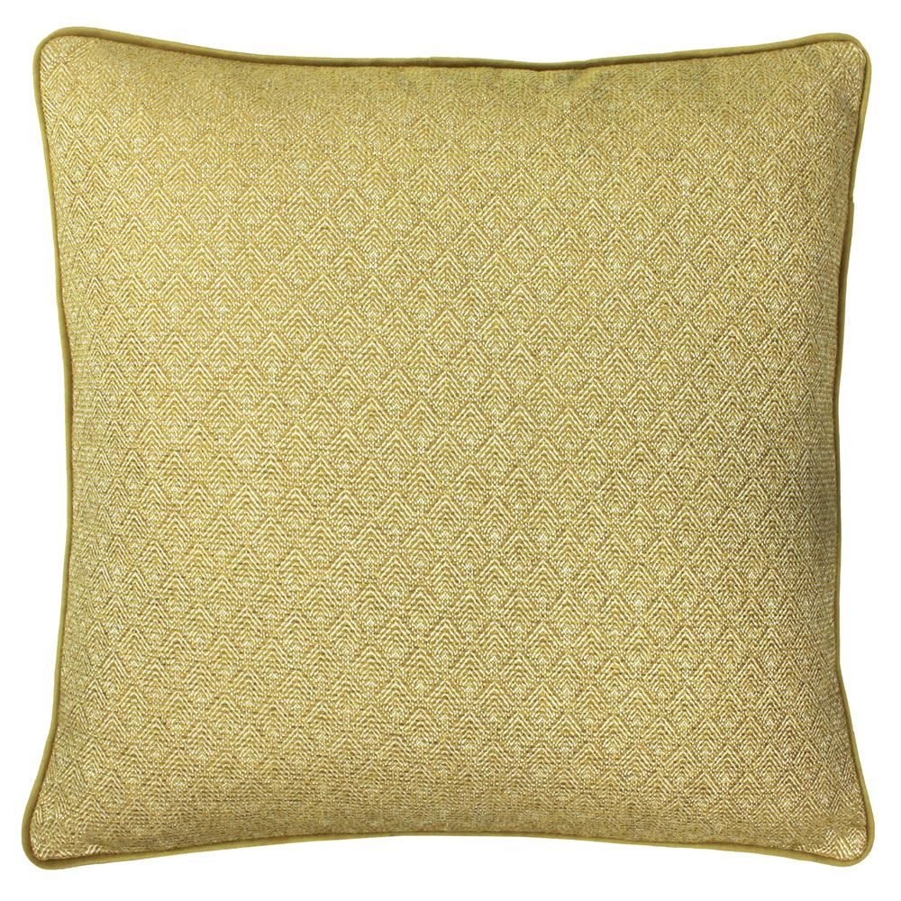 Paoletti Blenheim Geometric Woven Jacquard Piped Edge Cushion Cover
