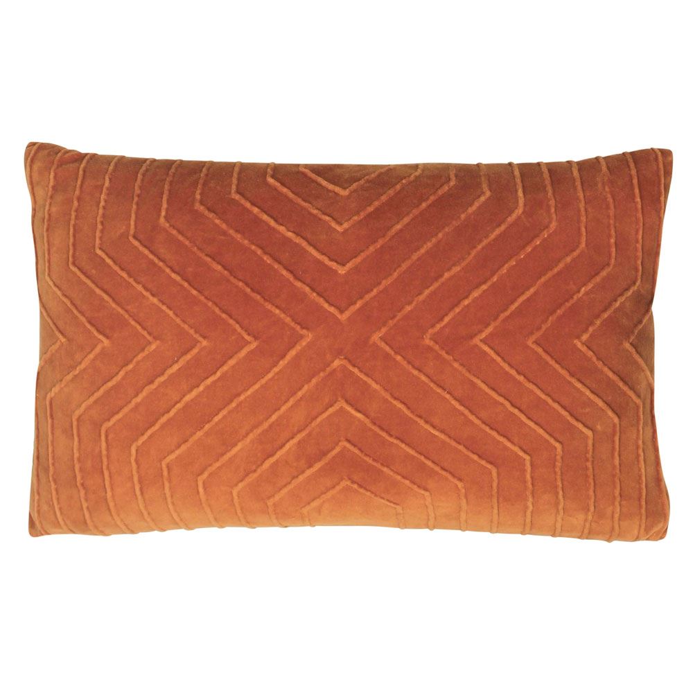 Furn Mahal Geometric Pleat 100% Cotton Cushion Cover