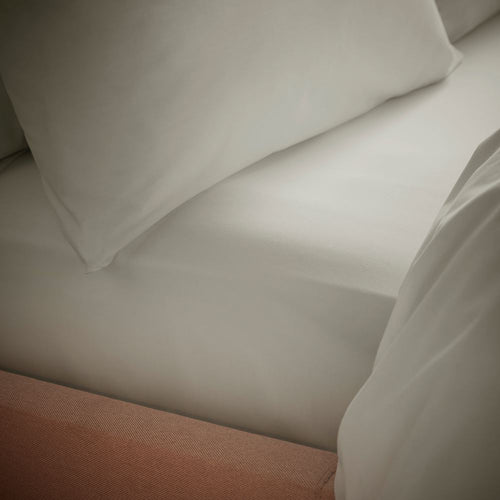 Bianca Tencel Plain Dye Cotton Rich Percale 200 Thread Count Fitted Sheet