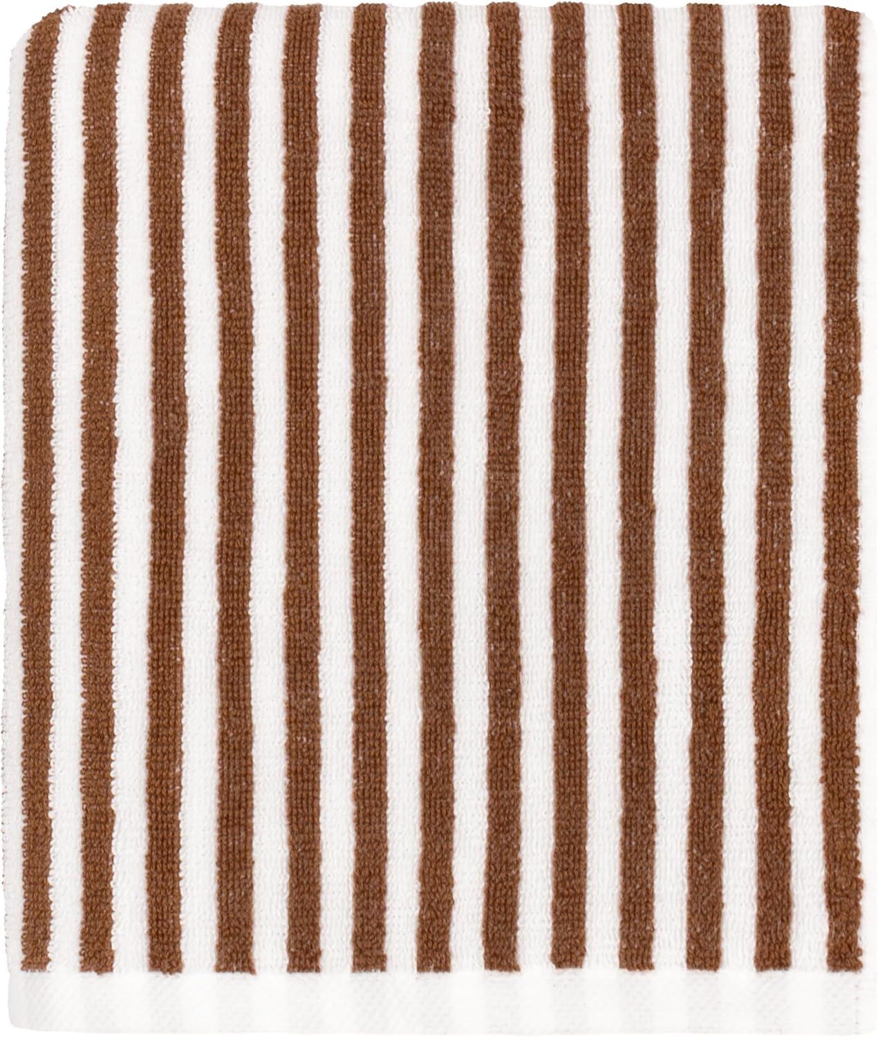 Yard Hebden Striped Ultra-Soft 100% Cotton Terry Hand Towel