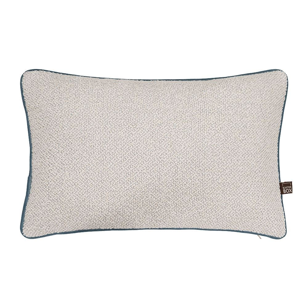 Scatter Box Leighton Textured Woven Feather Filled Piped Edge Cushion