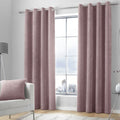 Appletree Signature Kilbride Cord Chenille Textured Eyelet Lined Curtains