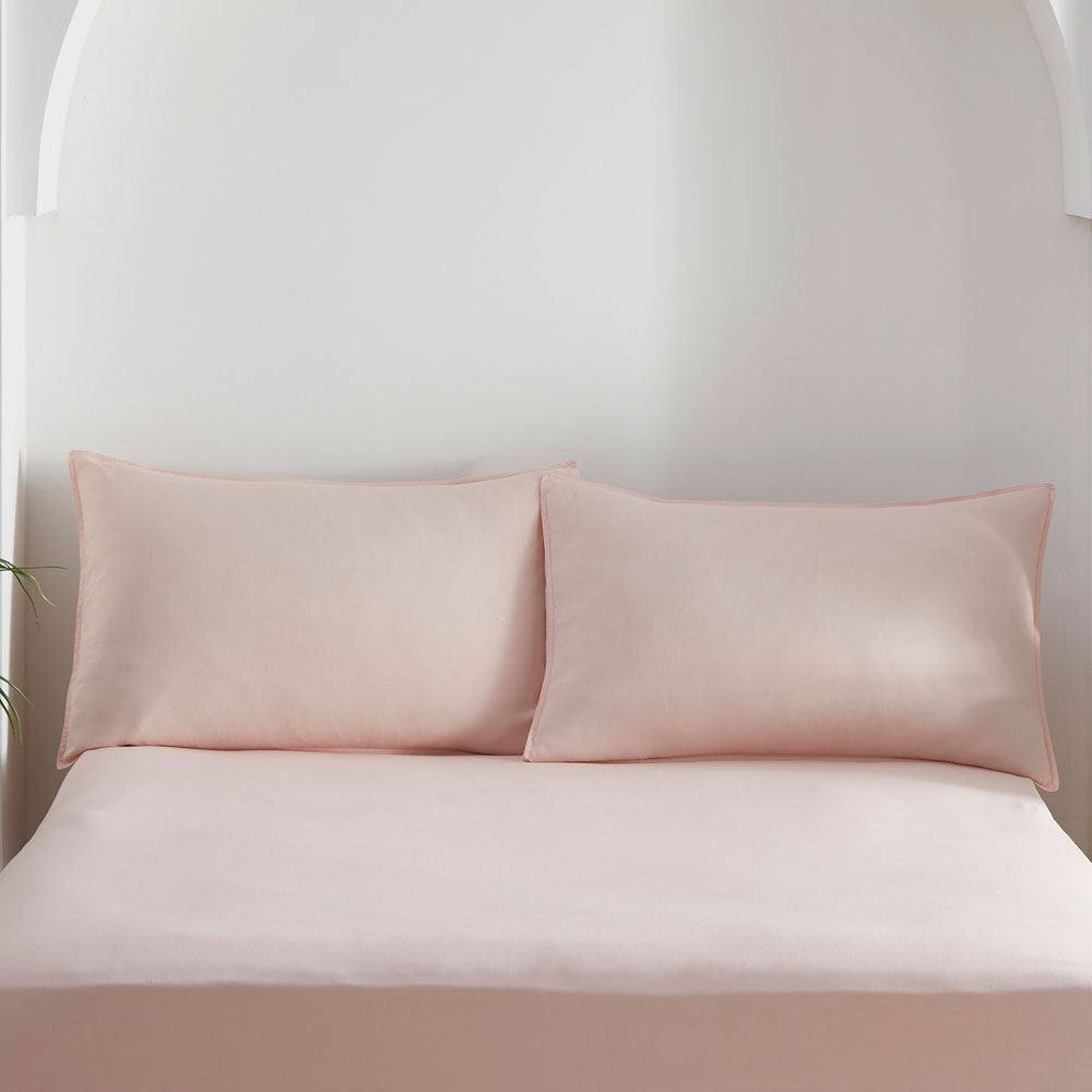 Appletree Cassia 180 Thread Count 100% Cotton Percale Housewife Pillowcase
