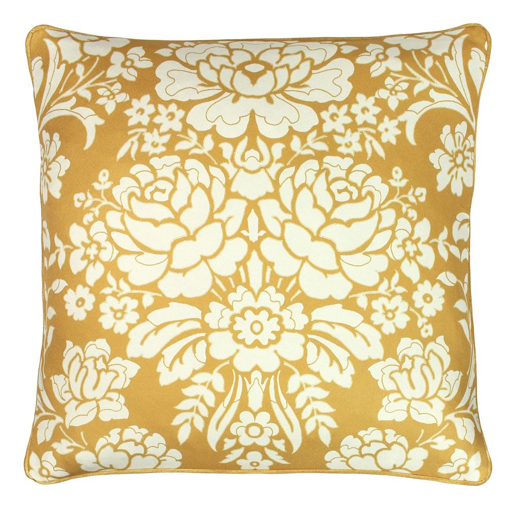Paoletti Melrose Floral Print Piped Edge Cushion Cover