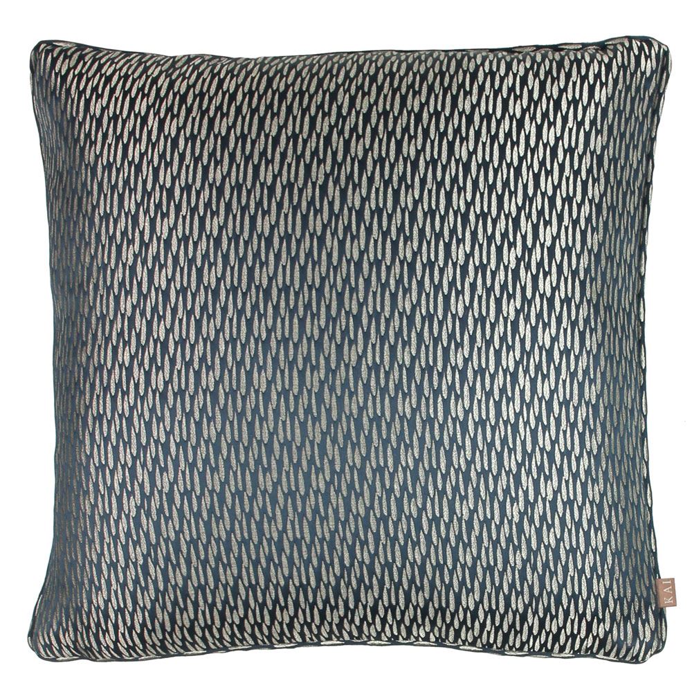 Kai Astrid Metallic Teardrop Piped Edge Cushion Cover