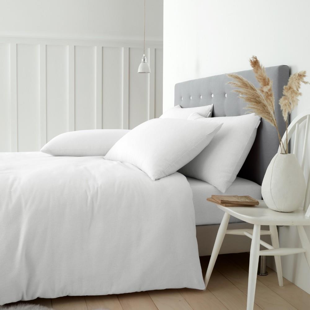 Catherine Lansfield 100% Brushed Cotton Duvet Cover Set