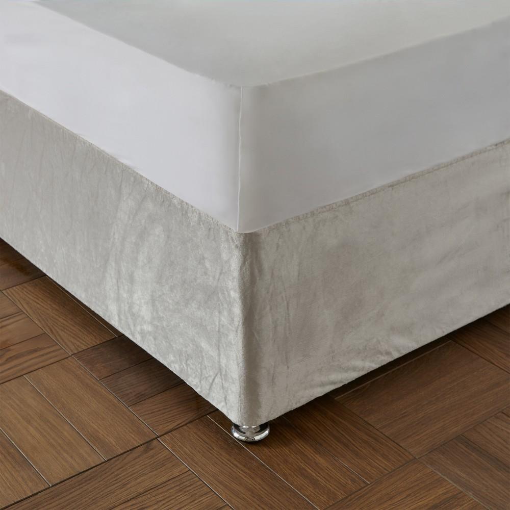Catherine Lansfield Kingsley Matt Velvet Divan Base Wrap