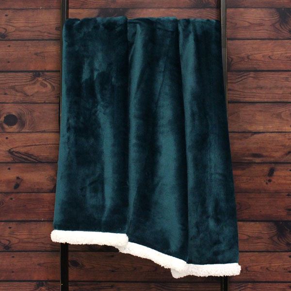 Riva Paoletti Lux Sherpa Fleece Throw, 127 x 152 Cm
