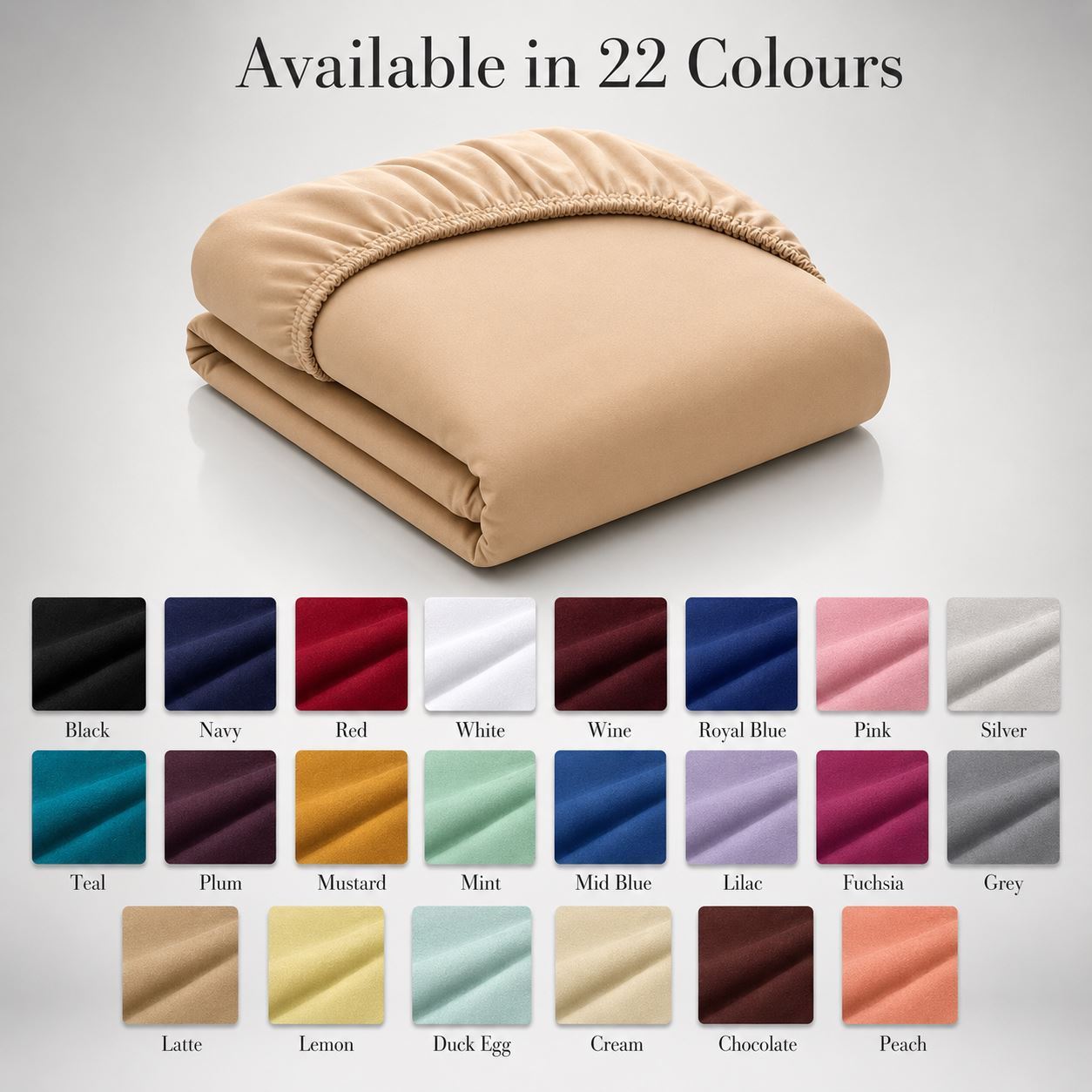 Night Zone Easy-care extra deep fitted sheets