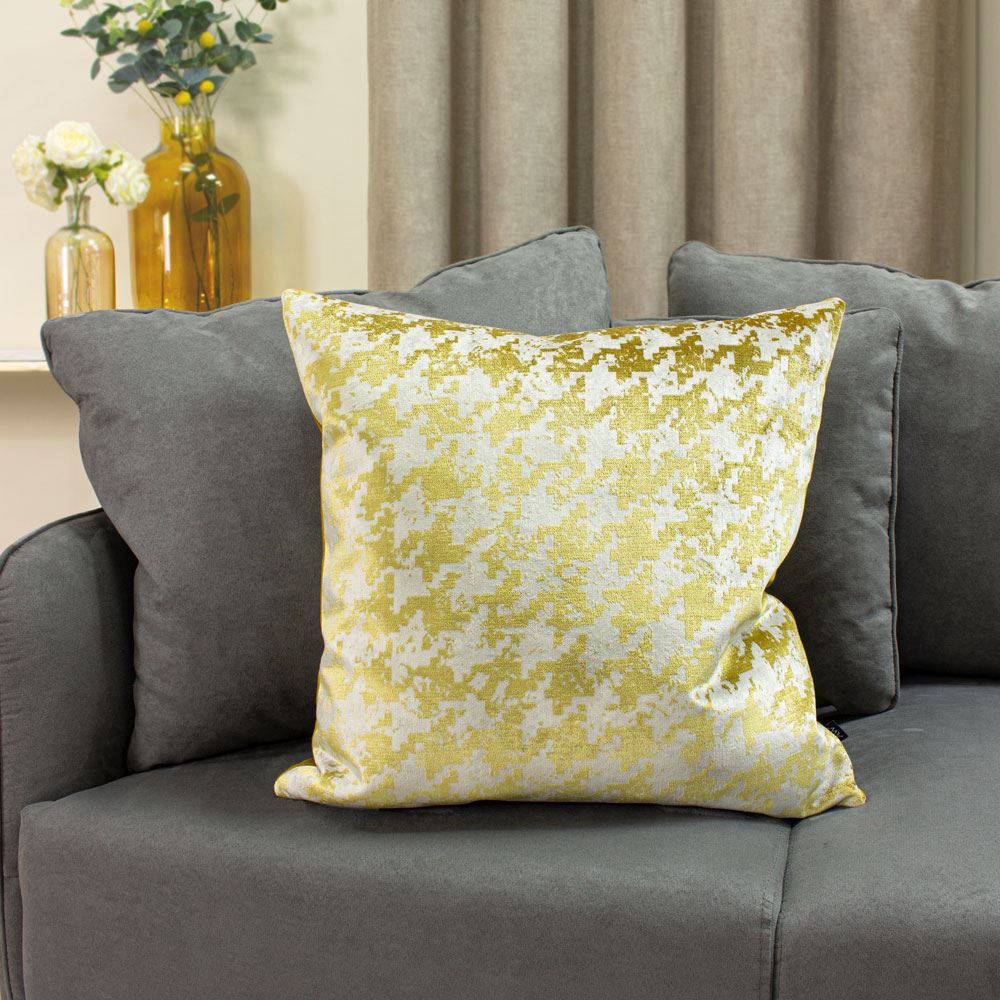 Ashley Wilde Nevado Houndstooth Jacquard Cushion Cover
