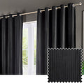 Paoletti Corinthian Mico Pleat Stripe Blackout Eyelet Lined Curtains