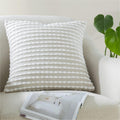 Catherine Lansfield Stab Stitch Textured Filled Cushion