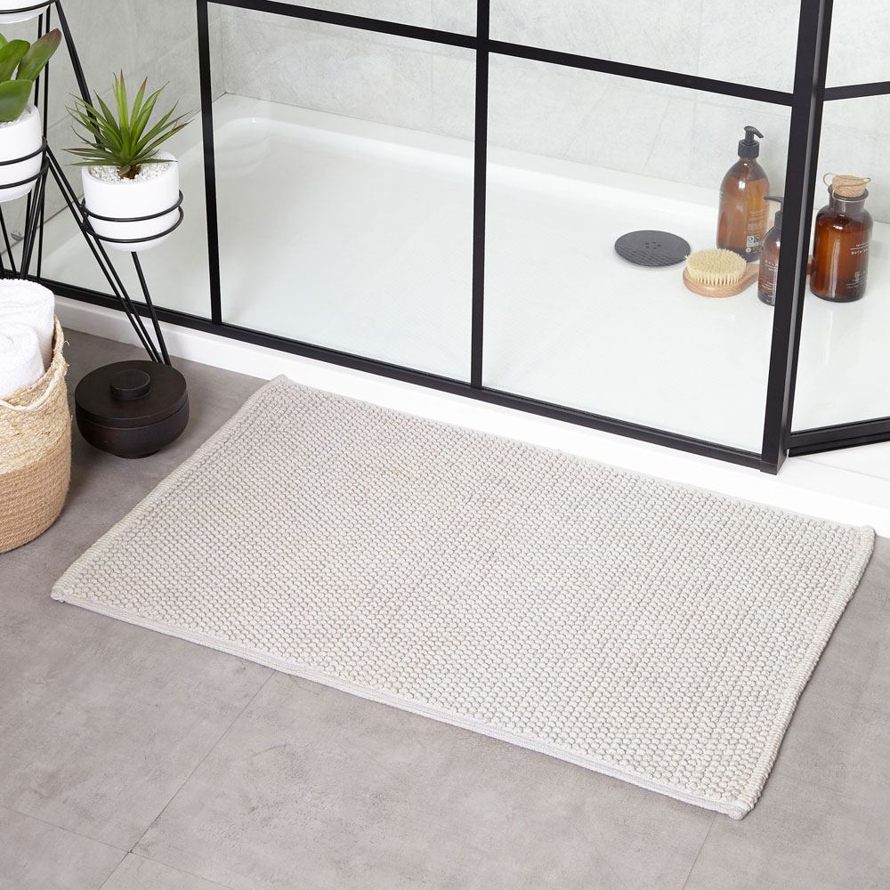 The Linen Yard Loft 100% Combed Cotton Bath Mat