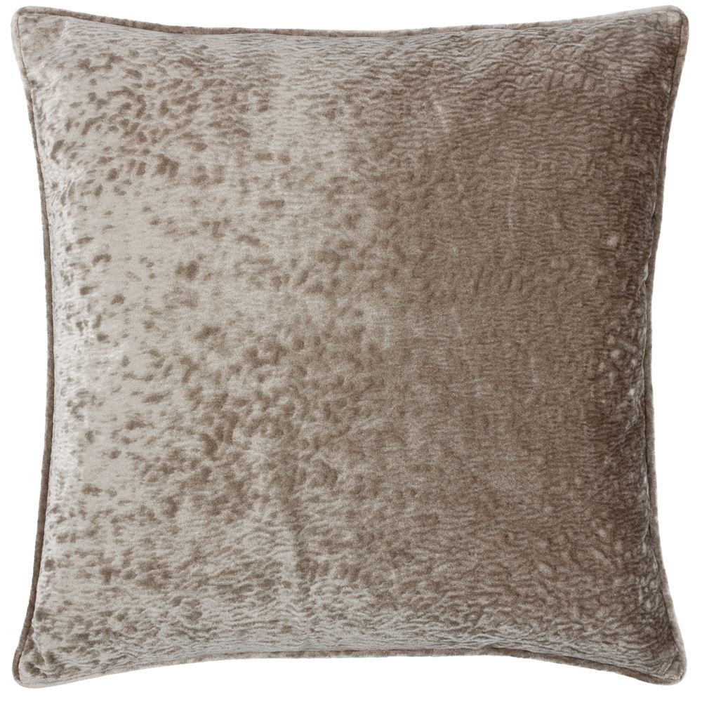 Paoletti Ripple Luxurious Plush Velvet Piped Edge Cushion Cover