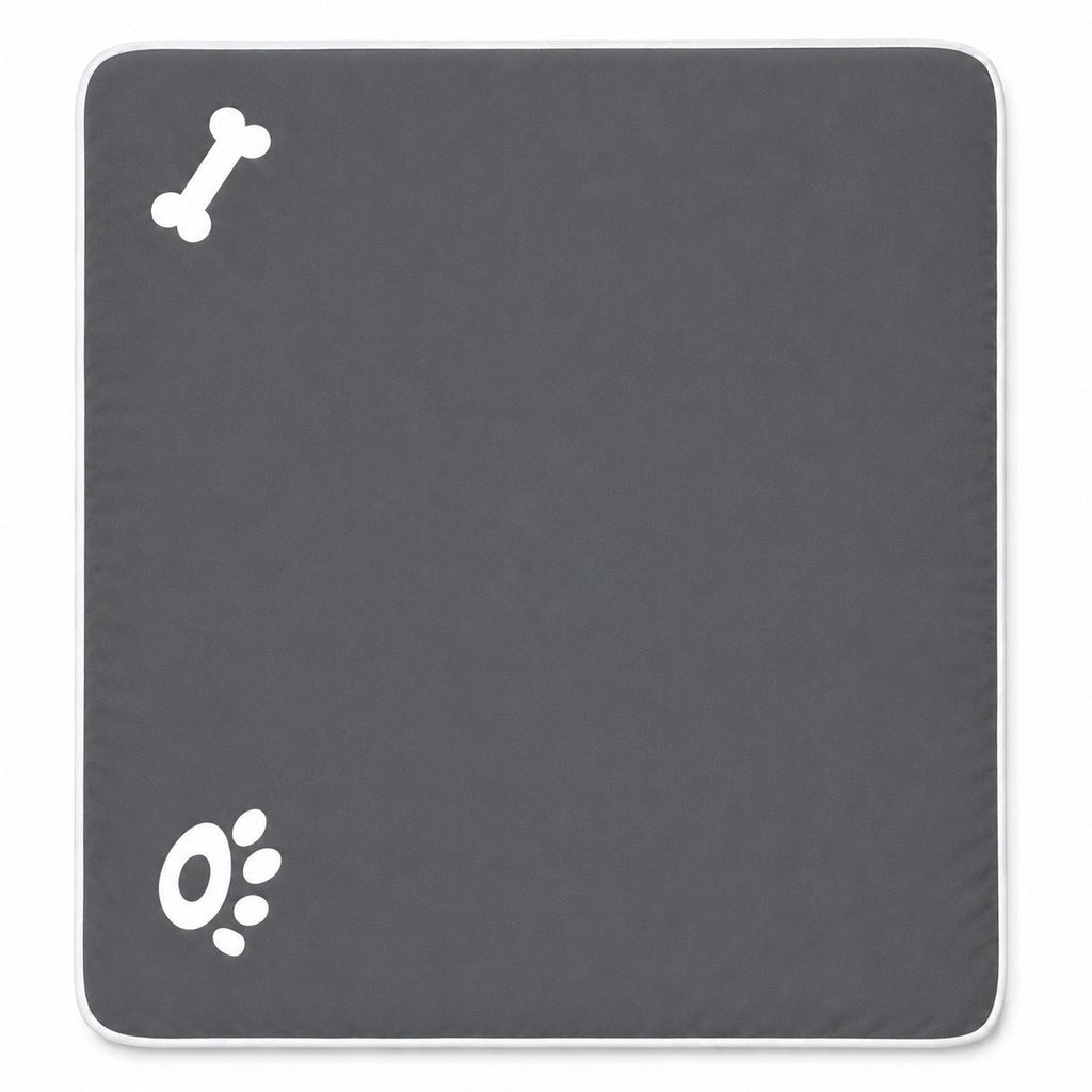 Night Zone Super Soft Bone & Paw Pet Bed Mat