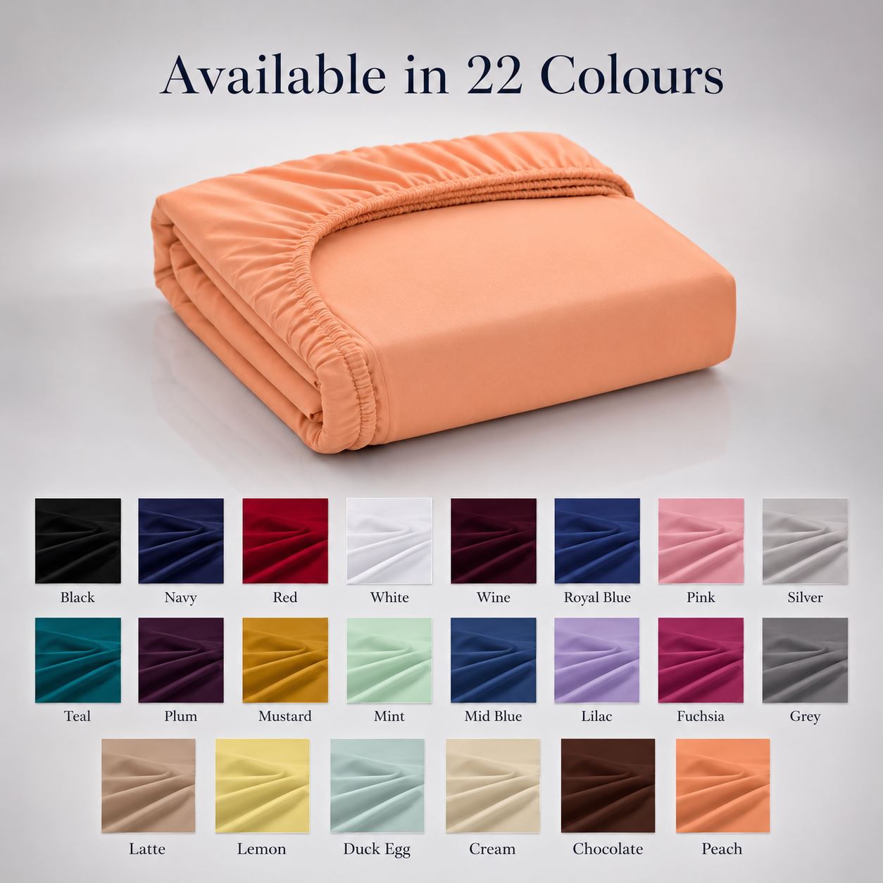 Night Zone Easy-care extra deep fitted sheets