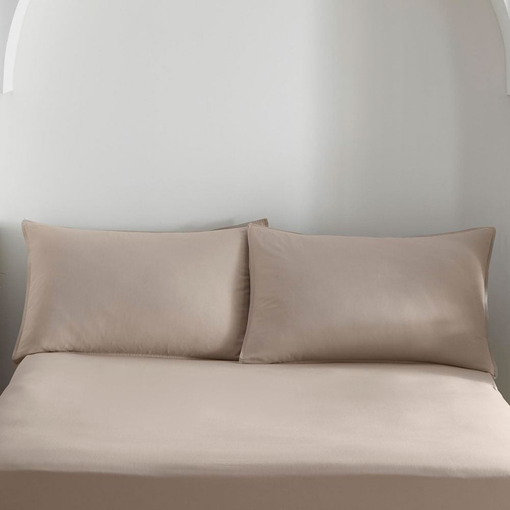 Appletree Cassia 180 Thread Count 100% Cotton Percale Housewife Pillowcase