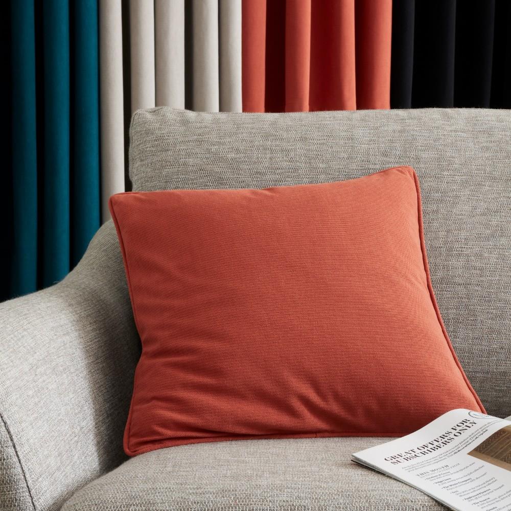 Catherine Lansfield Wilson Velvet Piped Edge Filled Cushion