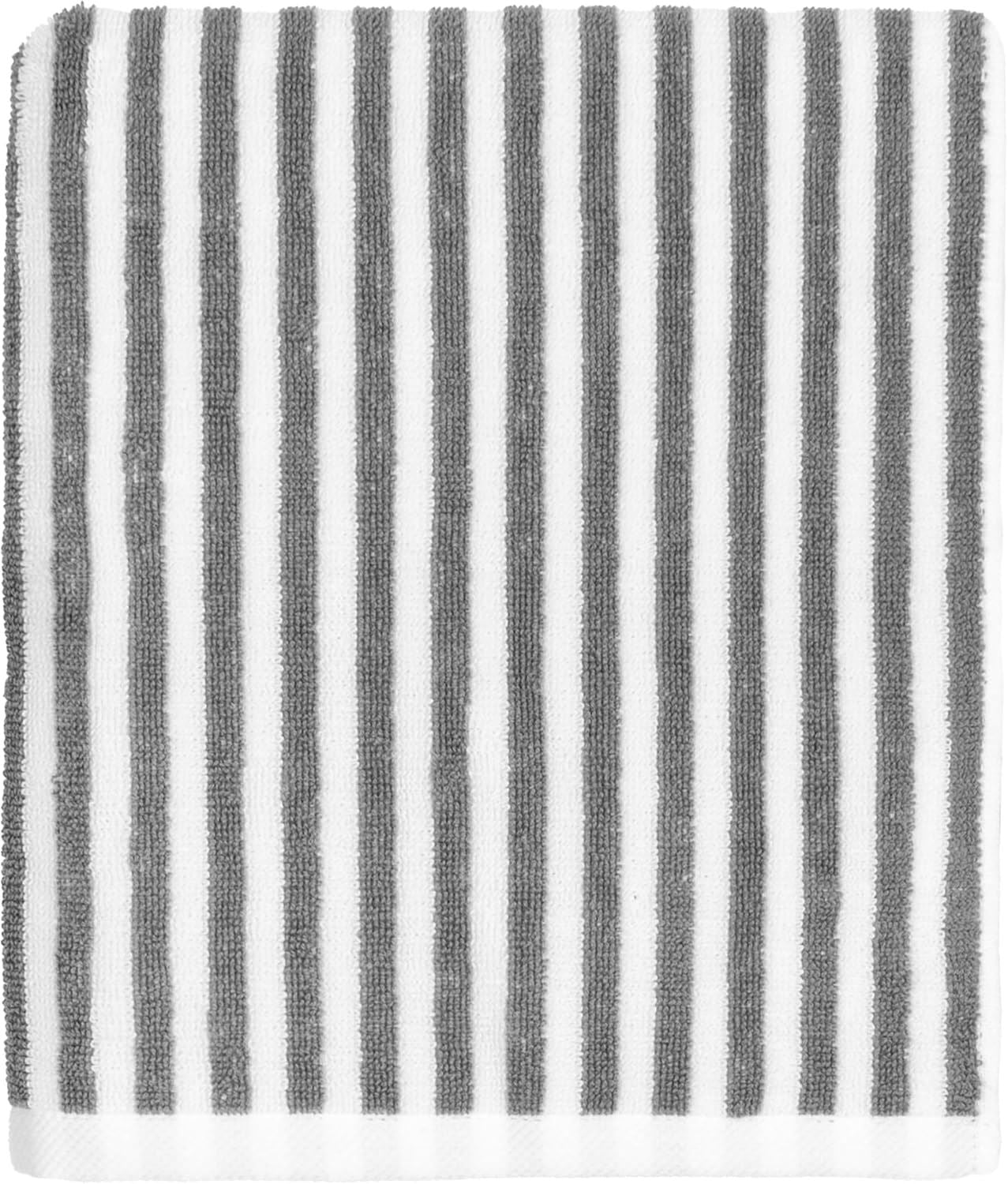 Yard Hebden Striped Ultra-Soft 100% Cotton Terry Hand Towel