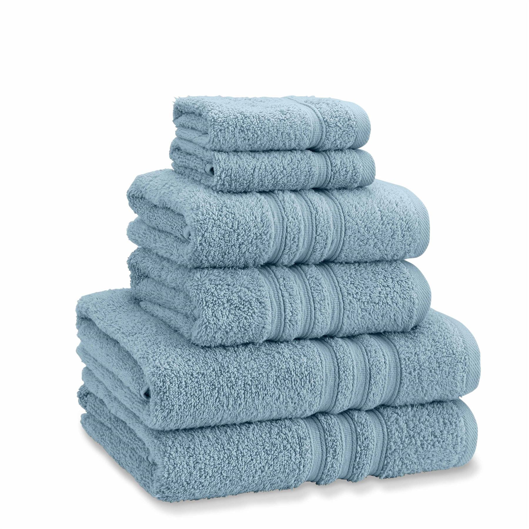 Catherine Lansfield Zero Twist 100% Micro Yarn Cotton 6 Piece Towel Bale