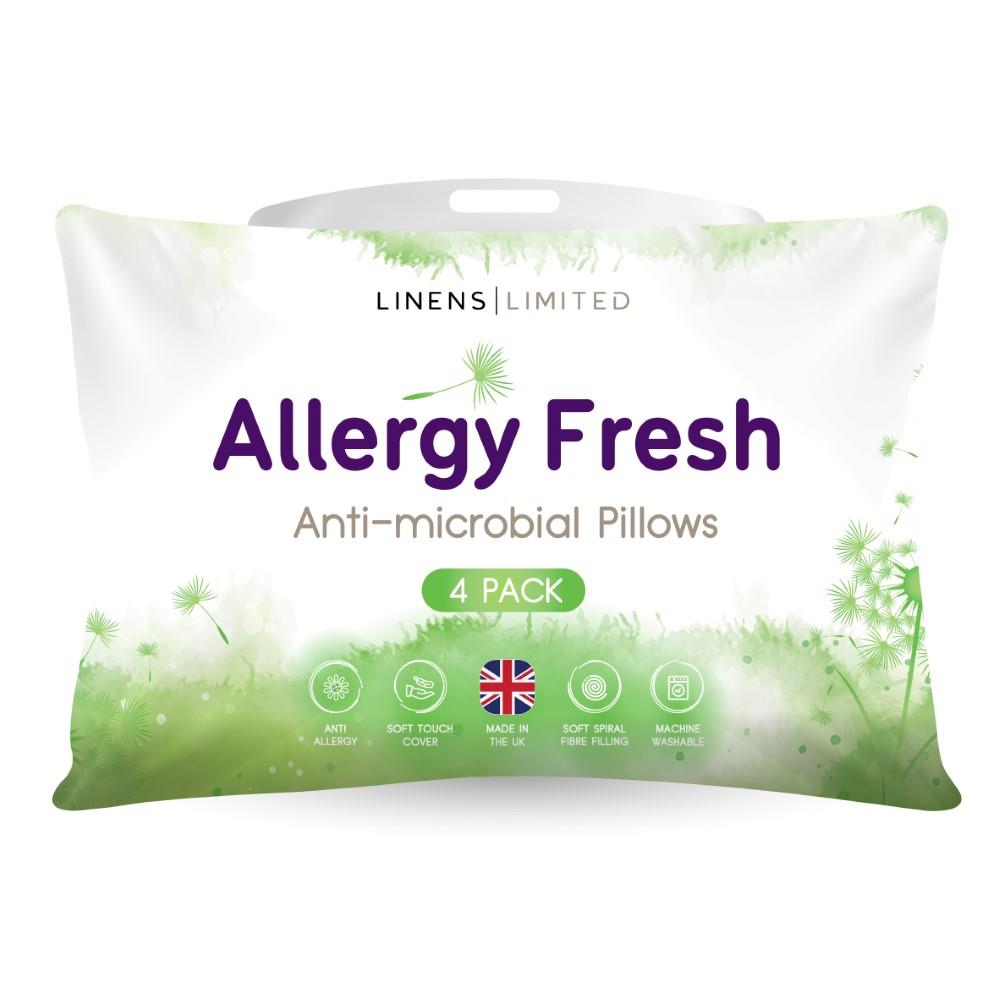 Linens Limited Allergy Fresh Anti Allergy Hollowfibre Pillows