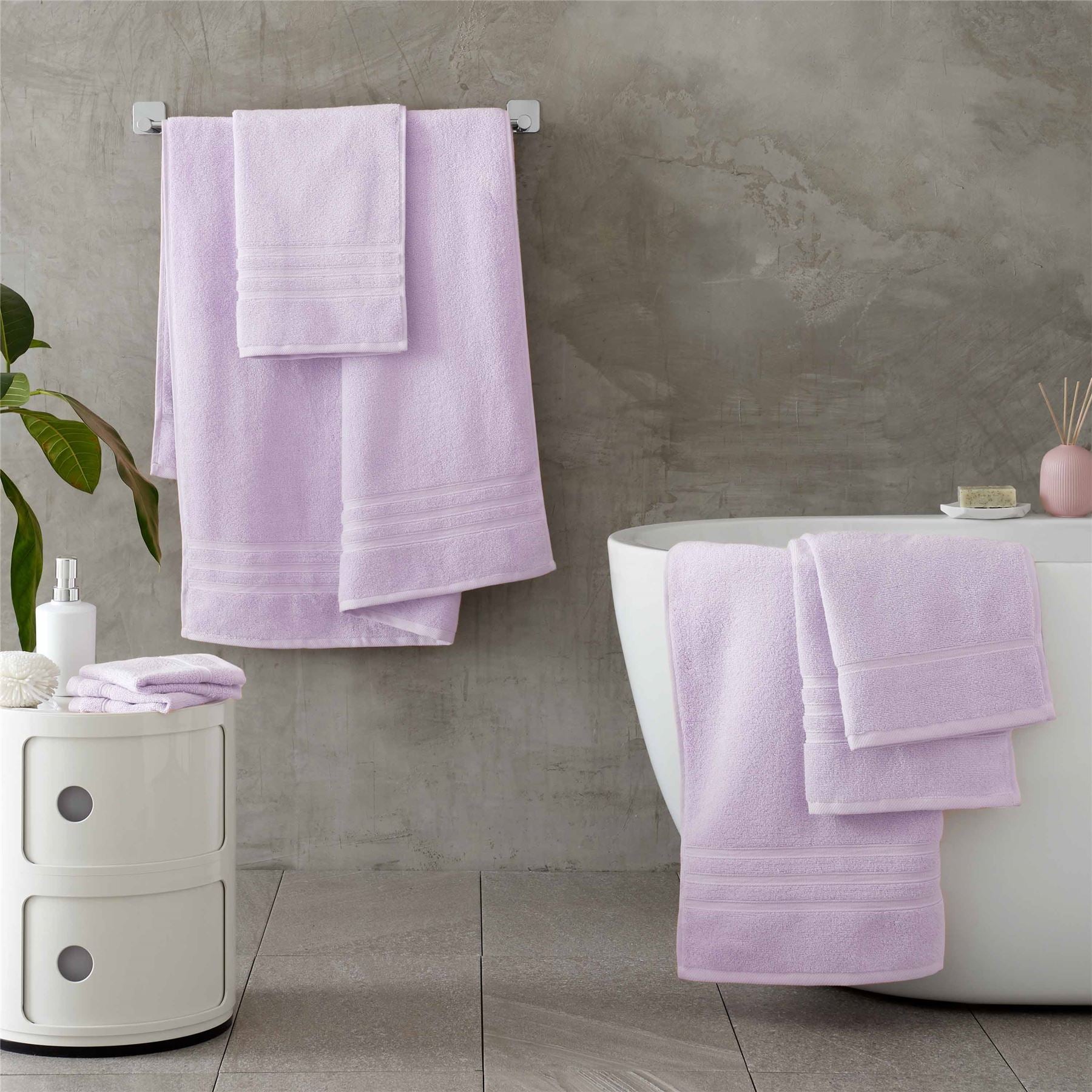 Catherine Lansfield Zero Twist 100% Micro Yarn Cotton Hand Towel