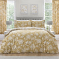 Dreams & Drapes Design Mishka Botanical Print Reversible Easy Care Duvet Cover Set