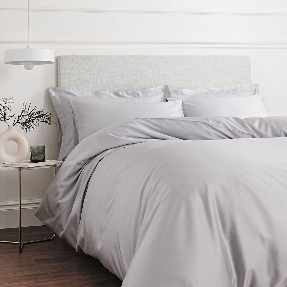 Bianca 100% Cotton Sateen 400 Thread Count Duvet Cover Set