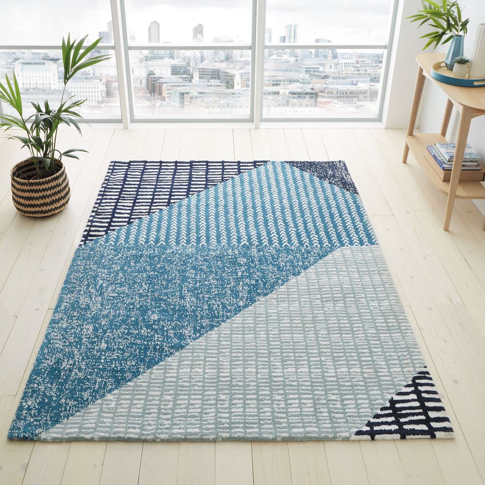 Catherine Lansfield Larsson Geo Woven Rug