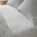 Catherine Lansfield Brushed Spot 12 Inch Deep Fitted Sheet