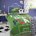 Catherine Lansfield Kids Eat Sleep Football Print Easy Care Duvet Cover Set